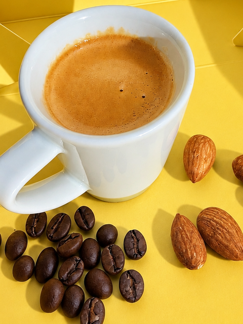 Espresso-Marzipan.